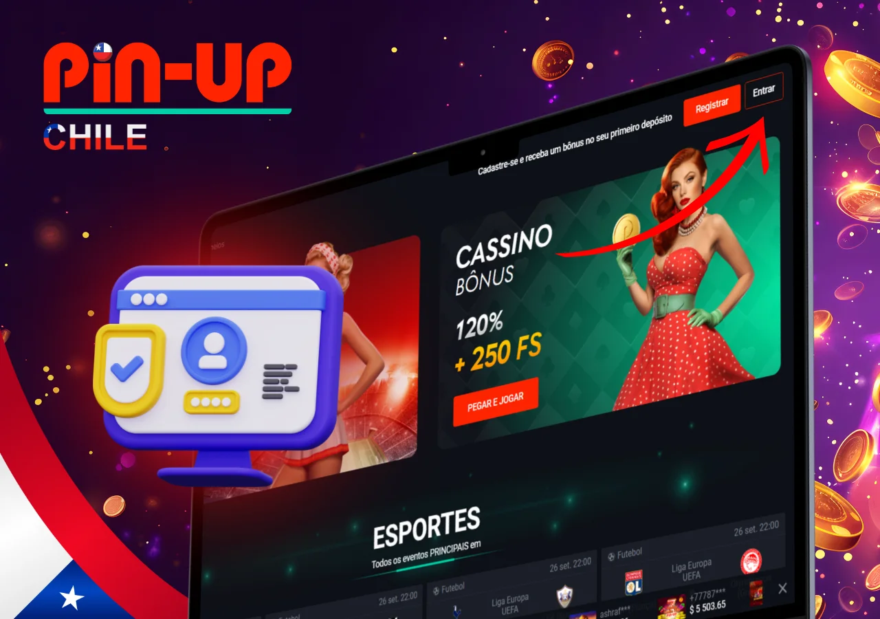 Proceso de verificacion de cuenta en el casino Pin-Up Chile para garantizar la seguridad del usuario.