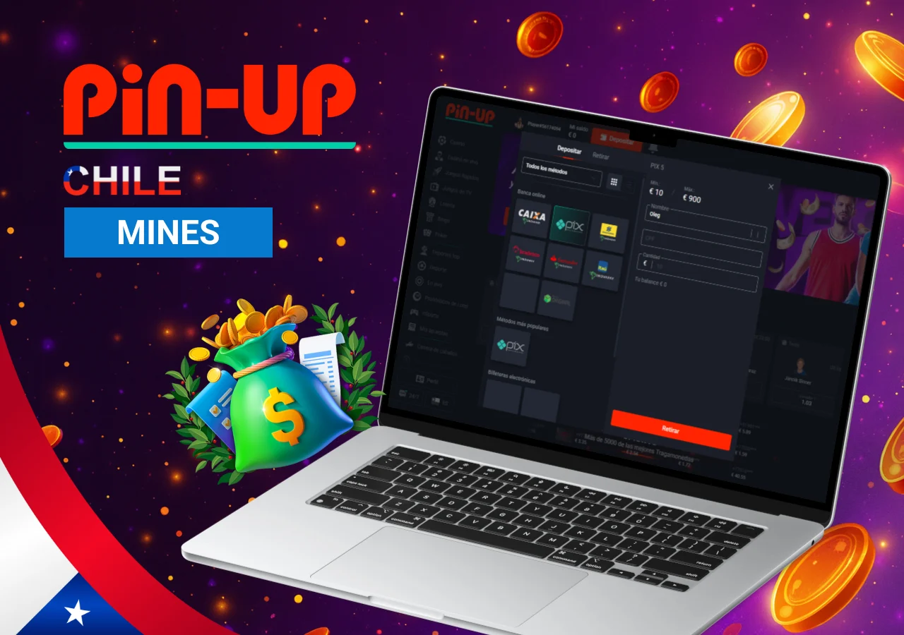 Opciones de métodos de pago para depósitos y retiros en el juego Mines